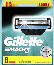 Imagen de GILLETTE MACH 3 REGULAR REPUESTO DISPENSER lleve 8 pague 6 [8 uni.]