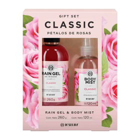 Imagen de RAIN GEL CLASSIC+BODY MIST CLASSIC ESTUCHE [260gr+120ml]