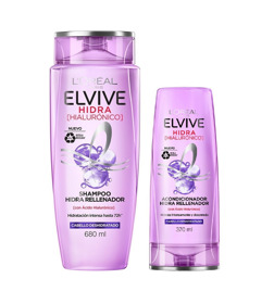 Imagen de ELVIVE SH. HIALURONICO +AC. PACK [680+370ml]