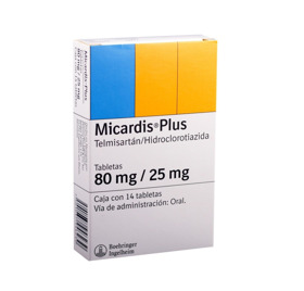 Imagen de MICARDIS PLUS 80 80/25 mg [14 comp.]