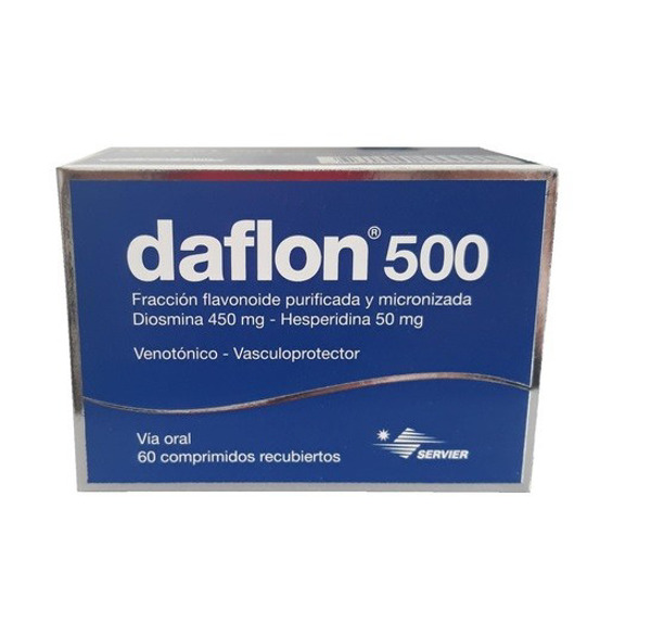 Imagen de DAFLON  500 450+50mg [60 comp.]