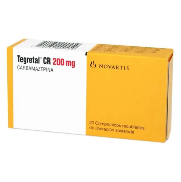 Imagen de TEGRETOL CR 200 200 mg [20 comp.]