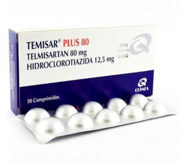 Imagen de TEMISAR PLUS 80+12.5mg [30 comp.]