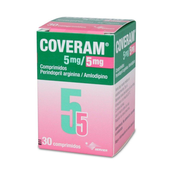 Imagen de COVERAM  5/ 5 5+5mg [30 comp.]