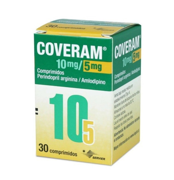 Imagen de COVERAM 10/ 5 10+5mg [30 comp.]