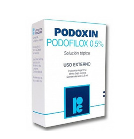 Imagen de PODOXIN SOLUCION 0,5 % [3,5 ml]