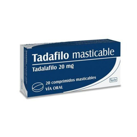 Imagen de TADAFILO MASTICABLE 20 mg [20 comp.]