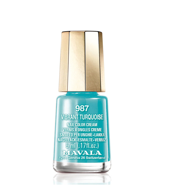 Imagen de MAVALA ESMALTE MINI COLOR VIBRANT TURQUOISE 987 [5 ml]