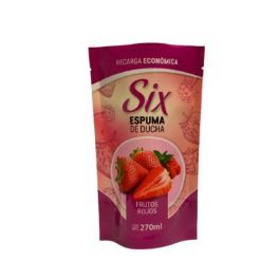 Imagen de SIX CORPORAL ESPUMA DE DUCHA FRUTOS ROJOS RECARGA [270 ml]