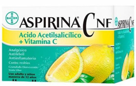 Imagen de Aspirina C Analgésico y Antifebril con Aspirina + Vitamina C x 12 sobres sabor Limón