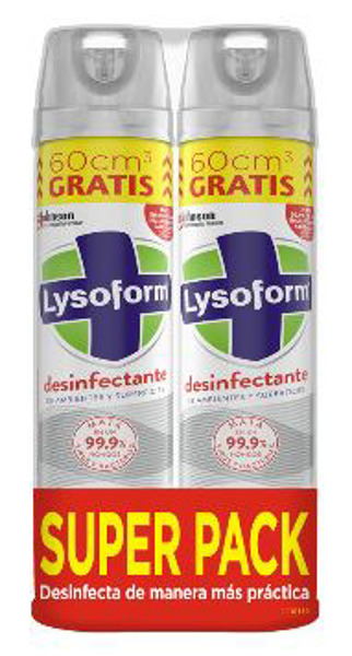 Imagen de LYSOFORM AEROSOL ORIGINAL PACK X 2 [420+420ml]