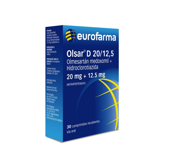 Imagen de OLSAR D 20 20+12,5mg [30 comp.]