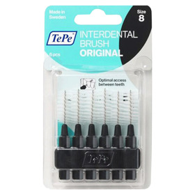 Imagen de TEPE CEPILLO INTERDENTAL BLISTER NEGRO 3.4mm [6 uni.]