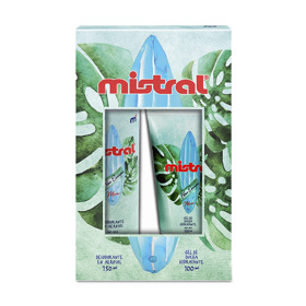 Imagen de MISTRAL DEO AERO BLUE ESCAPE+GEL DUCHA PACK [150+100ml]