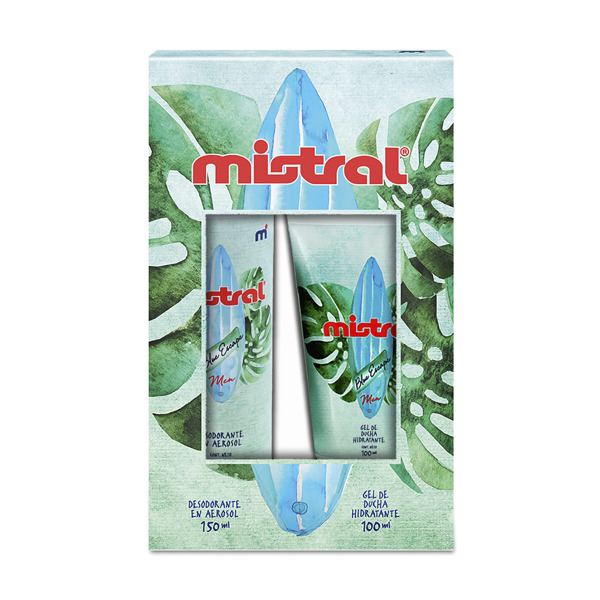 Imagen de MISTRAL DEO AERO BLUE ESCAPE+GEL DUCHA PACK [150+100ml]