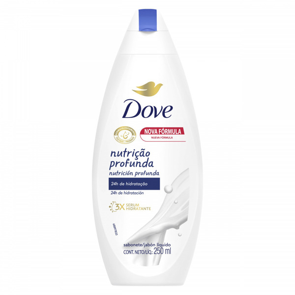 Imagen de DOVE JABON  GEL DUCHA NUTRICION PROFUNDA FLIP TOP [250 ml]