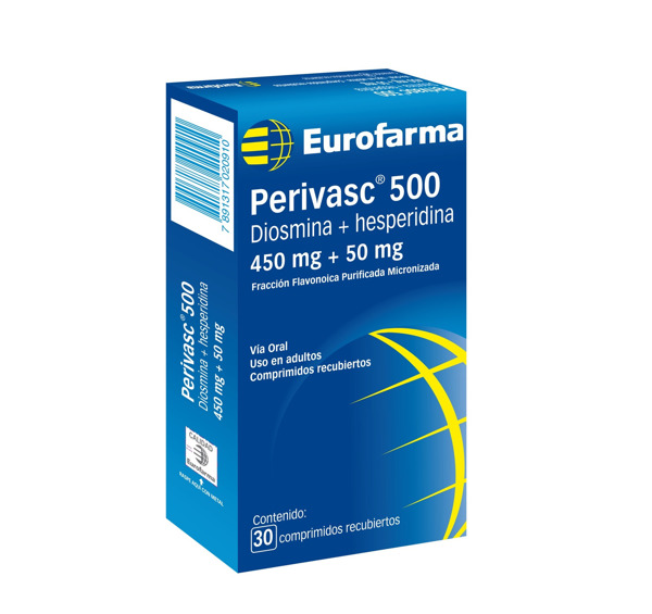 Imagen de PERIVASC 500 450+50mg [30 comp.]