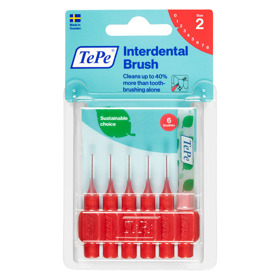 Imagen de TEPE CEPILLO INTERDENTAL BLISTER ROJO 0.9mm [6 uni.]