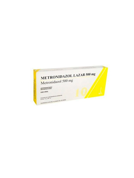 Imagen de METRONIDAZOL LAZAR 500 mg [10 comp.]