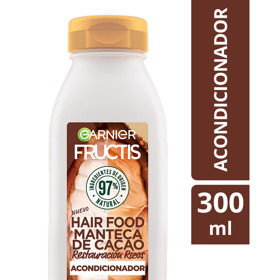 Imagen de FRUCTIS AC. HAIR FOOD RESTAURACION RIZOS MANTECA DE CACAO [300 ml]