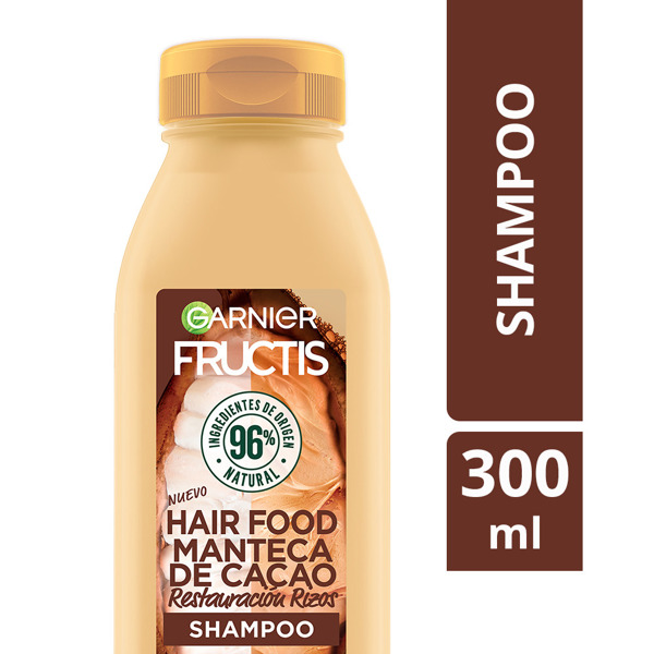 Imagen de FRUCTIS SH. HAIR FOOD RESTAURACION RIZOS MANTECA DE CACAO [300 ml]