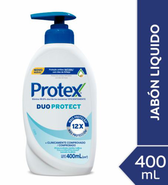 Imagen de PROTEX ASTRAL JABON  LIQUIDO DUO PROTECT BOMBA [400 ml]