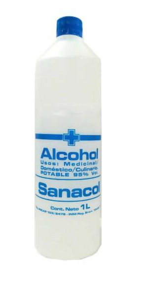 Imagen de SANACOL ALCOHOL RECTIFICADO [1 ltrs.]