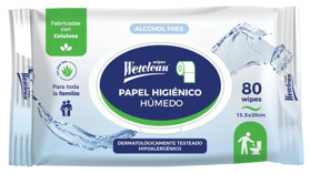 Imagen de WETCLEAN WIPES PAPEL HIGIENICO HUMEDO [80 uni.]