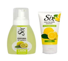 Imagen de SIX MANOS ESPUMA LIMON+MANOS CREMA PACK [270+80ml]