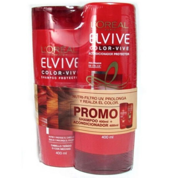 Imagen de ELVIVE SH. COLORVIVE +AC.+CEPILLO PACK [370+370ml+1uni]