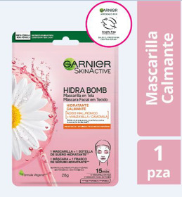 Imagen de GARNIER SKIN ACTIVE MASCARILLA ROSTRO HIDRA BOOM MANZANILLA [20 gr]