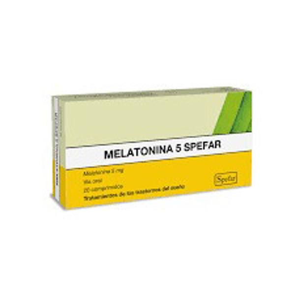 Imagen de MELATONINA SPEFAR 5 5 mg [60 comp.]