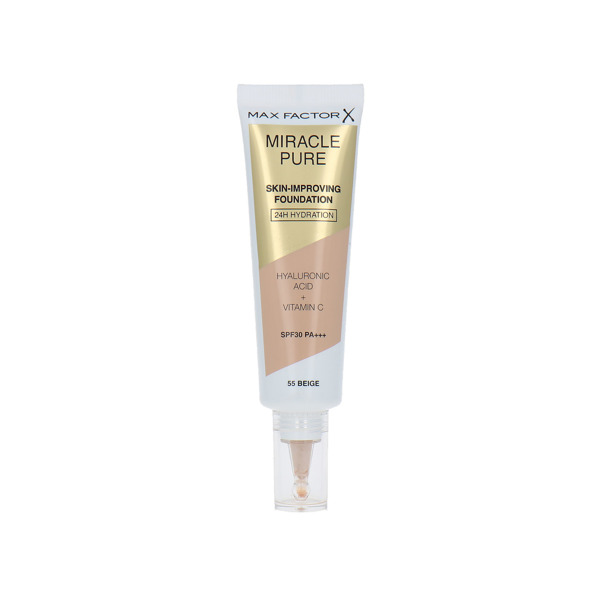 Imagen de MAX FACTOR BASE LIQUIDA MIRACLE PURE BEIGE 55 30 fps [30 ml]