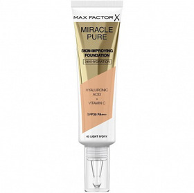 Imagen de MAX FACTOR BASE LIQUIDA MIRACLE PURE LIGHT IVORY 40 30 fps [30 ml]