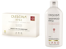 Imagen de CRESCINA TRATAMIENTO+SHAMPOO HOMBRE PACK 200