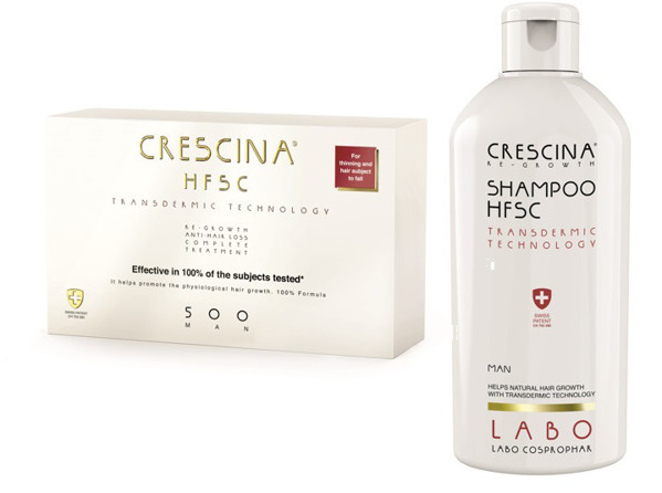 Imagen de CRESCINA TRATAMIENTO+SHAMPOO HOMBRE PACK 500