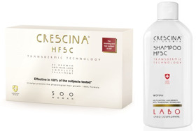 Imagen de CRESCINA TRATAMIENTO+SHAMPOO MUJER PACK 500