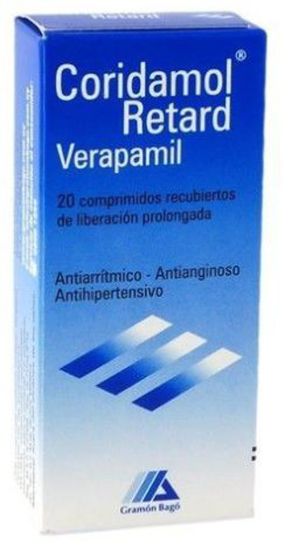 Imagen de CORIDAMOL RETARD 120 mg [20 comp.]