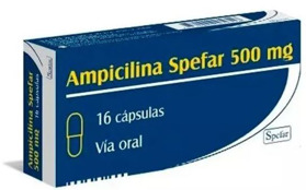 Imagen de AMPICILINA SPEFAR 500 500 mg [16 comp.]