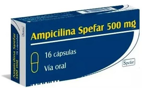 Imagen de AMPICILINA SPEFAR 500 500 mg [16 comp.]