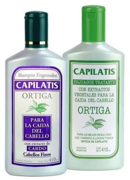 Imagen de CAPILATIS SHAMPOO ORTIGA CARDO + ACONDICIONADOR PACK (410 + 410 ml)