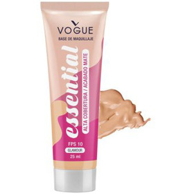 Imagen de VOGUE BASE LIQUIDA ESSENTIAL MATE ALTA COBERTURA GLAMOUR [25 ml]