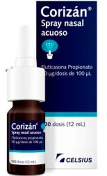 Imagen de CORIZAN SPRAY ACUOSO 50 mcg [120 dosis]