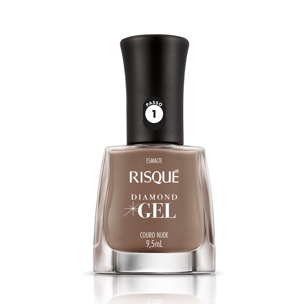 Imagen de RISQUE ESMALTE DIAMOND GEL COURO NUDE [9,5 ml]