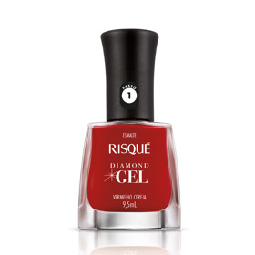 Imagen de RISQUE ESMALTE DIAMOND GEL VERMELHO CEREJA [9,5 ml]