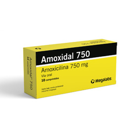 Imagen de AMOXIDAL 750 MG. X 10 COMP.