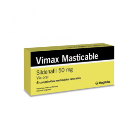 Imagen de VIMAX MASTICABLE 50 mg [4 comp.]