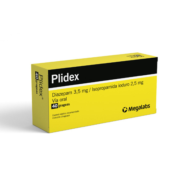 Imagen de PLIDEX 3.5+2.5mg [40 comp.]