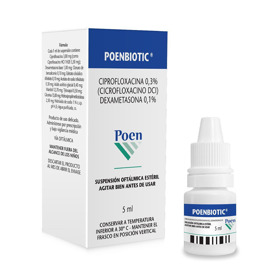 Imagen de POENBIOTIC SOLUCION OFTALMICA .3+.1 % [5 ml]