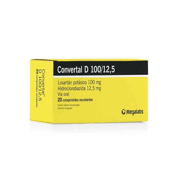 Imagen de CONVERTAL D 100 100+12.5mg [20 comp.]